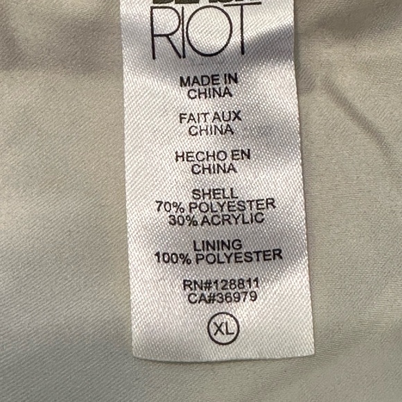 REVOLVE BEACH RIOT SKYE JACKET SZ XL - Picture 5 of 6